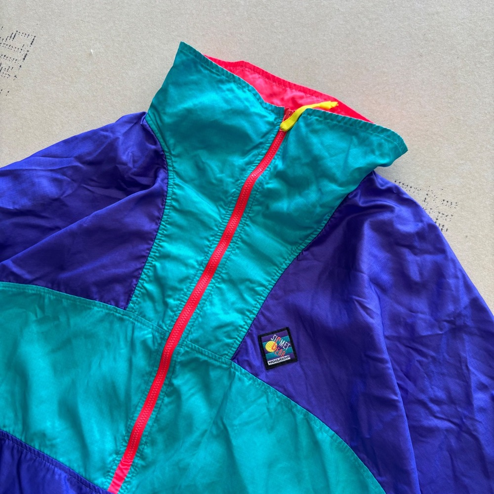 Vintage 90s Woolrich Summit Gear Windbreaker Jacket